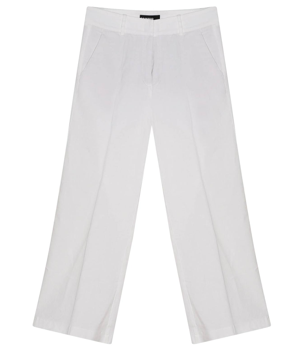 Cambio summer linen-cotton mix trousers California
