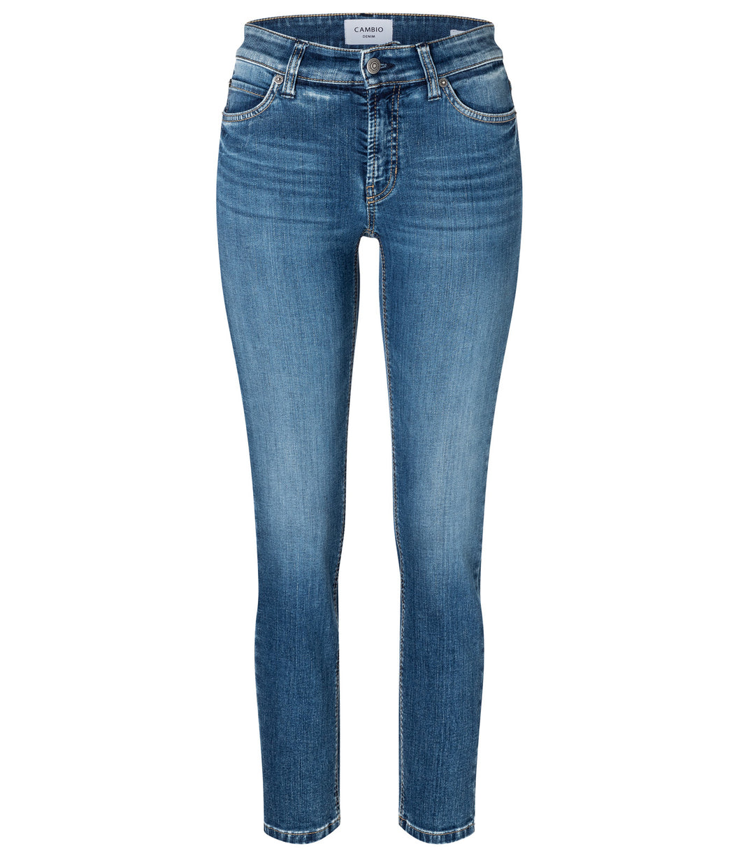 Spotlijster tong Top Cambio Jeans Paris Blue Denim – Cashmere Fashion
