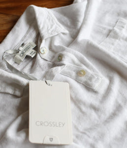 Crossley Italy Leinen Polo Setib Kurzarm