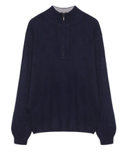 Laden Sie das Bild in den Galerie-Viewer, engage Herren Cashmere Pullover Zipper
