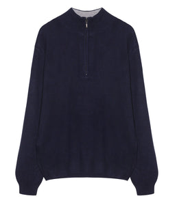 engage Herren Cashmere Pullover Zipper