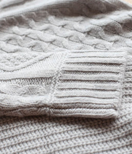 Esisto Kaschmir Pullover Rollkragen Zopfmuster