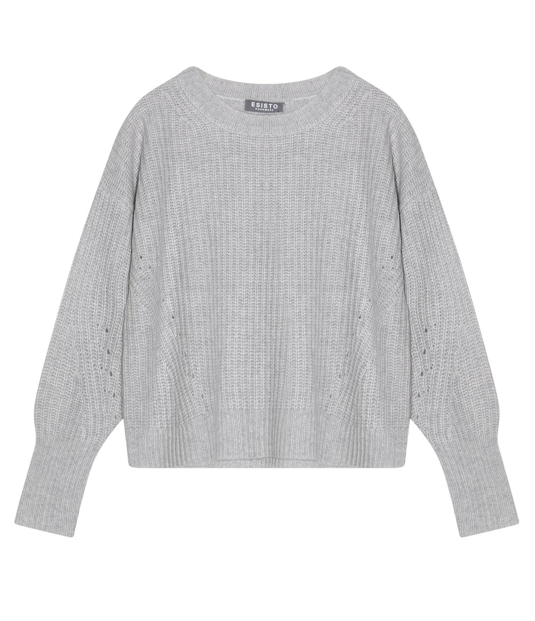 Esisto Kaschmir Pullover Rundhalsausschnitt