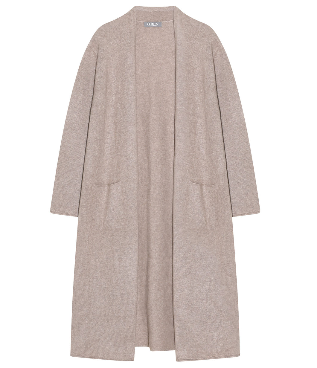 Esisto Kaschmir Strick Cardigan lang