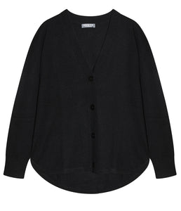 Esisto dünne Kaschmir Strickjacke V-Ausschnitt