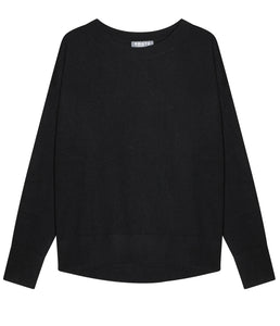 Esisto dünner Kaschmir Pullover Rundhalsausschnitt