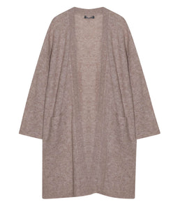 Esisto Long Cardigan textured knit