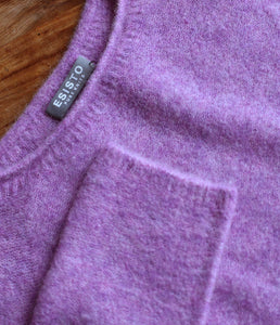 Esisto Pullover Strukturstrick Rundhals