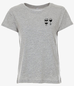 Gossengold AM Coffee PM Wine T-Shirt