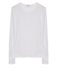 Laden Sie das Bild in den Galerie-Viewer, James Perse Baumwoll Shirt Rundhals Langarm
