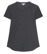 Laden Sie das Bild in den Galerie-Viewer, James Perse Baumwoll Shirt Rundhals Kurzarm
