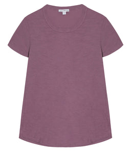 James Perse Baumwoll Shirt Rundhals Kurzarm