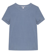 Laden Sie das Bild in den Galerie-Viewer, James Perse Baumwoll Shirt Rundhals Kurzarm
