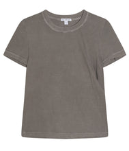 Laden Sie das Bild in den Galerie-Viewer, James Perse Baumwoll Shirt Rundhals Kurzarm
