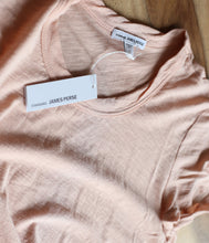 Laden Sie das Bild in den Galerie-Viewer, James Perse Baumwoll Shirt Rundhals Kurzarm
