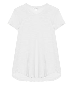 James Perse Baumwoll Shirt Rundhals Kurzarm