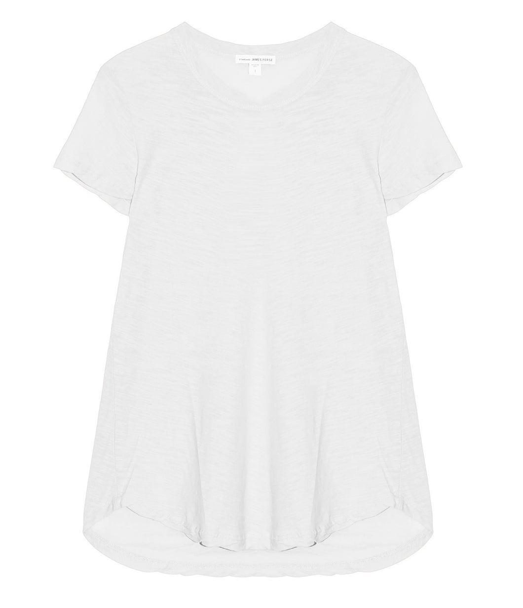 James Perse Baumwoll Shirt Rundhals Kurzarm