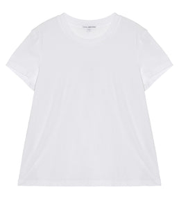 James Perse Baumwoll Shirt Rundhals Kurzarm