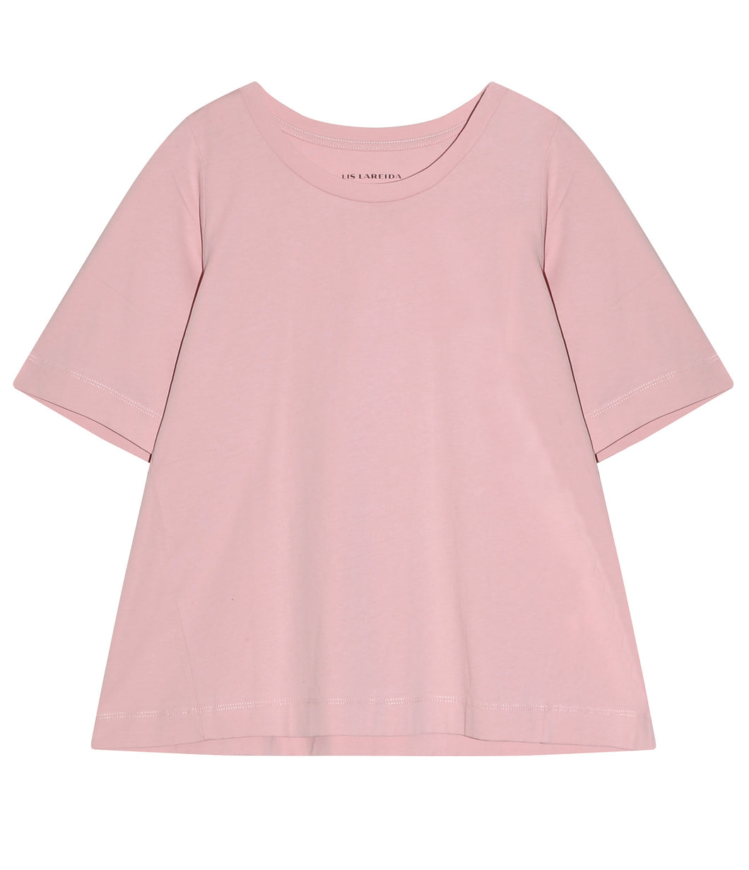 Lareida Baumwoll Shirt Mac Rundhalsausschnitt