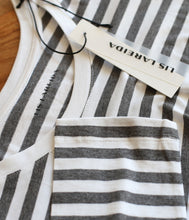 Load the image into the gallery viewer, Lareida Cotton Shirt Peggy Stripes Crew Neck

