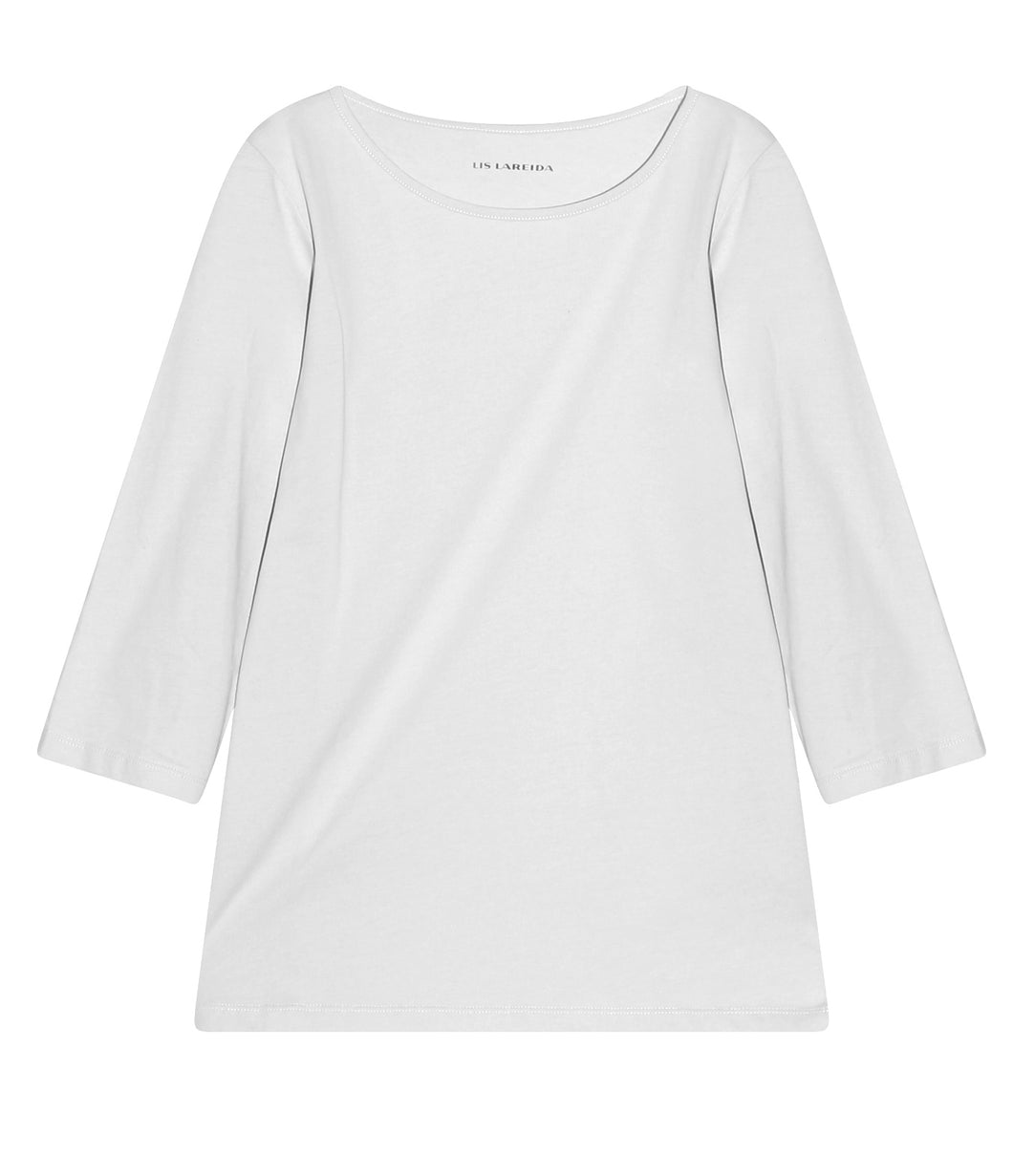 Lareida Baumwoll Shirt Pia Rundhalsausschnitt