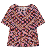 Laden Sie das Bild in den Galerie-Viewer, Lareida Bio Baumwoll Shirt Mac Rundhalsausschnitt Muster
