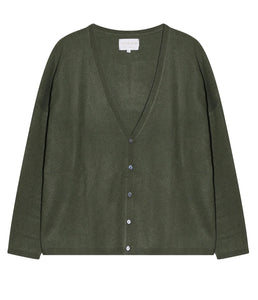 Les tricots de Léa Kaschmir Cardigan Gemstone V-Ausschnitt