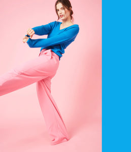 Les tricots de Léa Kaschmir Pullover Marilyna V-Ausschnitt