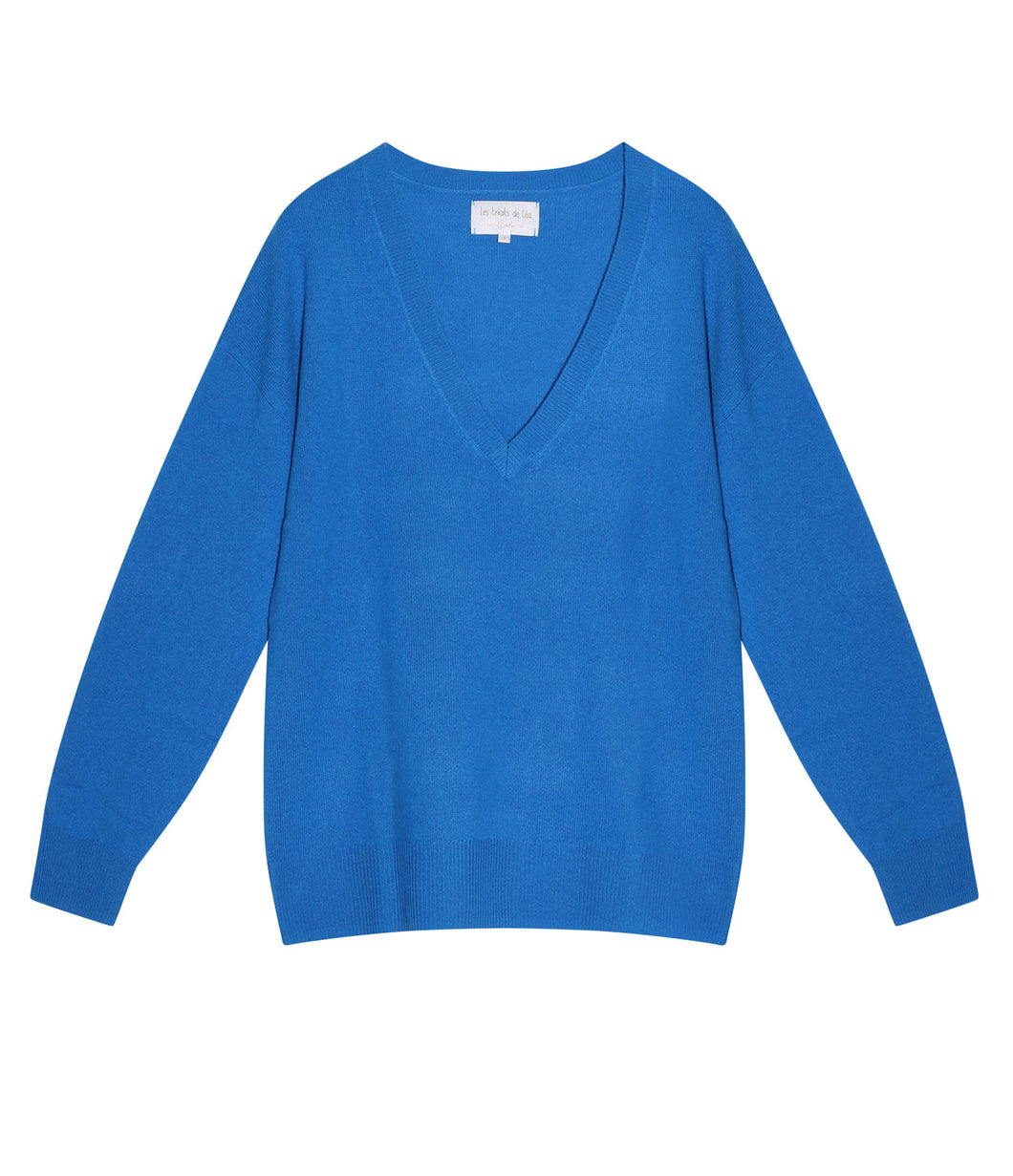 Les tricots de Léa Cashmere Sweater Marilyna V-neck