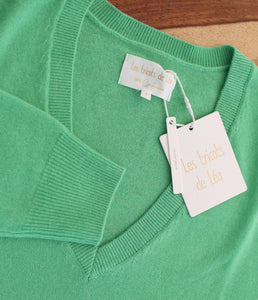 Les tricots de Léa Kaschmir Pullover Marilyna V-Ausschnitt