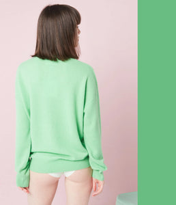 Les tricots de Léa Kaschmir Pullover Marilyna V-Ausschnitt