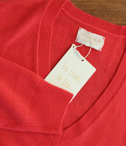 Les tricots de Léa Kaschmir Pullover Marilyna V-Ausschnitt