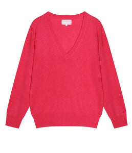 Les tricots de Léa Kaschmir Pullover Marilyna V-Ausschnitt