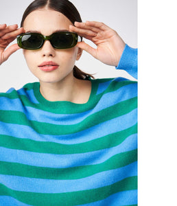 Les tricots de Léa Kaschmir Pullover Myheart Rundhalsausschnitt