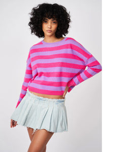Les tricots de Léa Kaschmir Pullover Myheart Rundhalsausschnitt