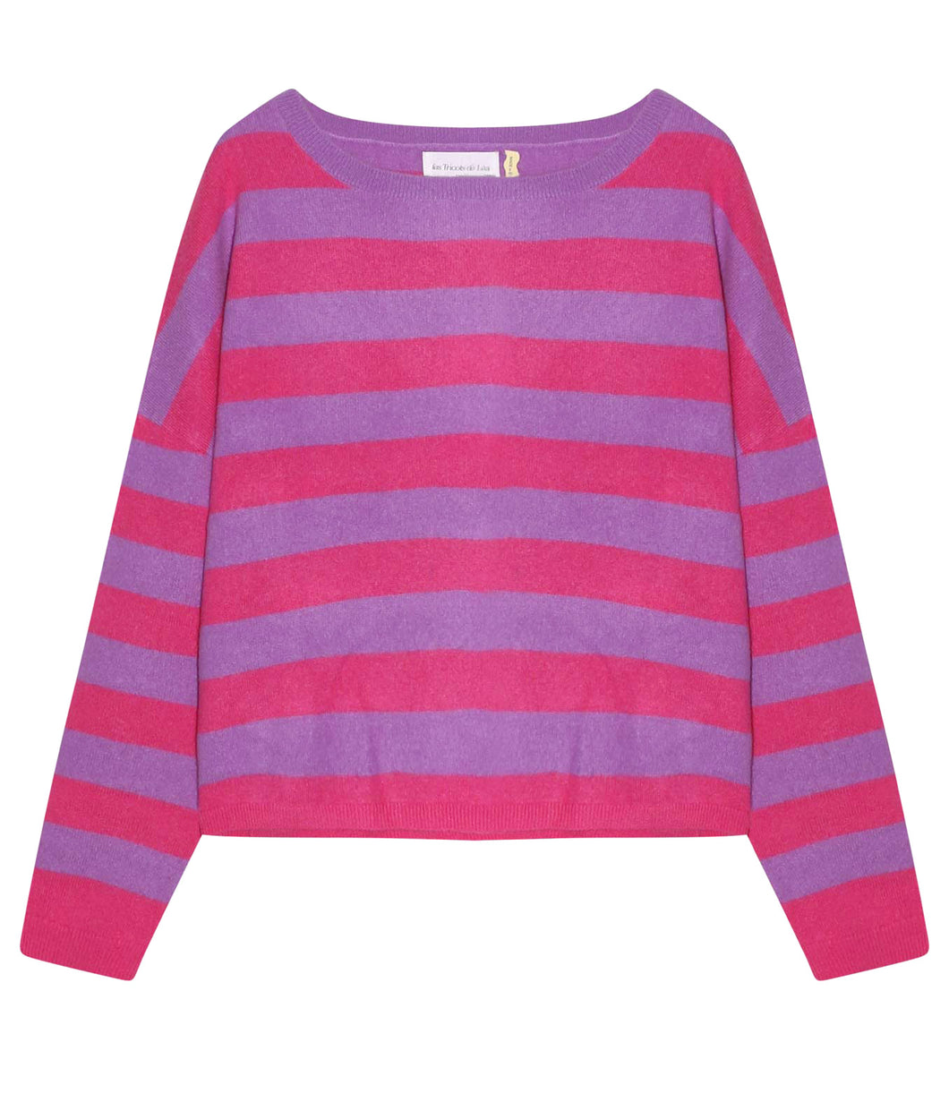 Les tricots de Léa Cashmere Sweater Myheart Crew Neck