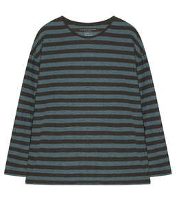 Majestic Filatures Baumwoll-Kaschmir Shirt Rundhalsausschnitt Langarm