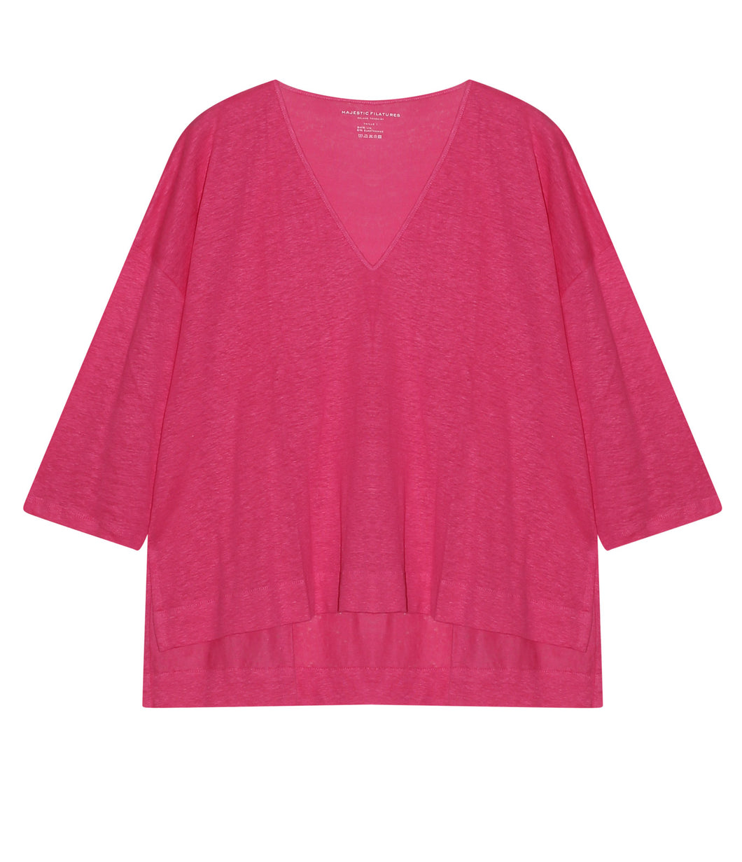 Majestic Filatures Leinen-Mix Shirt