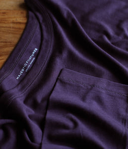 Majestic Filatures Shirt Lyocell Cotton Mix Shirt Crew Neck Long Sleeve