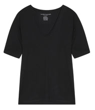 Load the image into the gallery viewer, Majestic Filatures Viscose Mix Shirt V-Neck Half Sleeve
