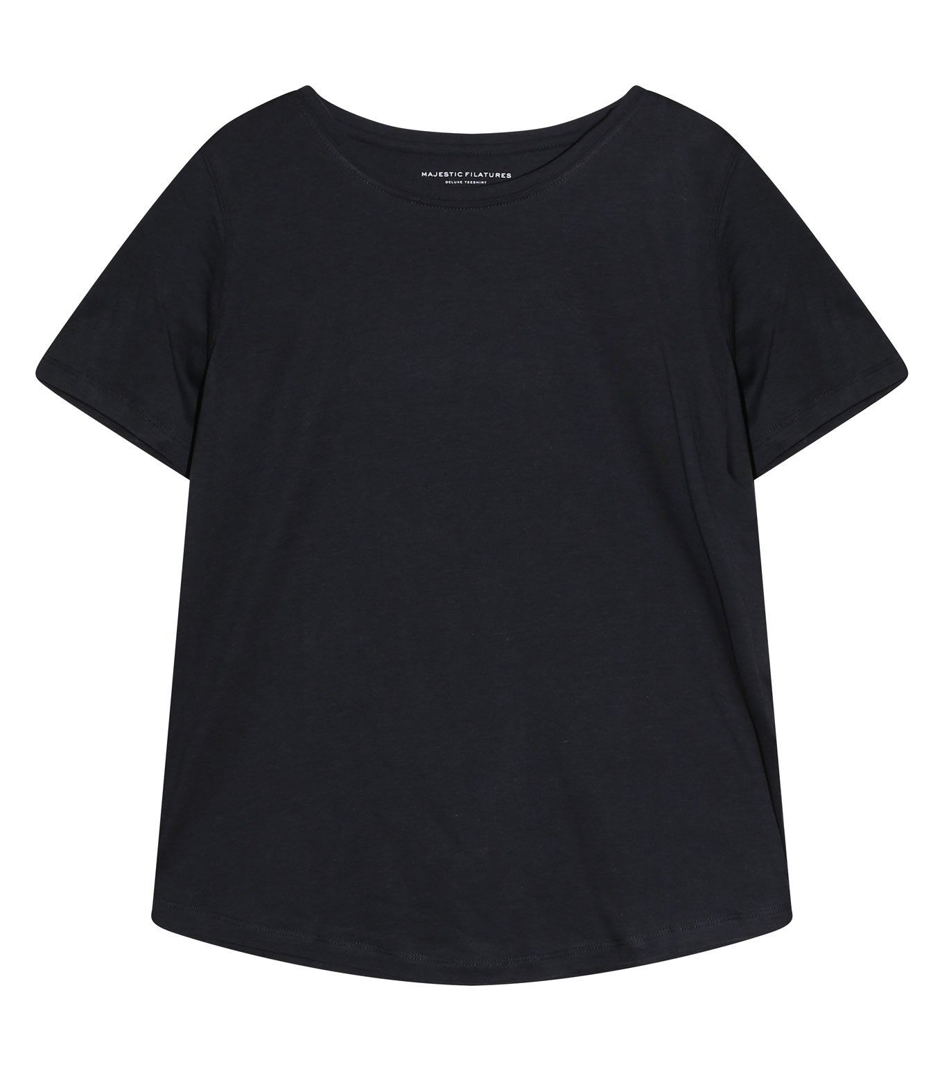 Majestic Filatures Shirt Lyocell Cotton Mix Shirt Crew Neck Short Slee –  Cashmere Fashion