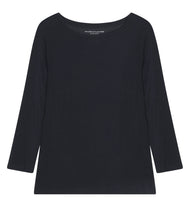 Laden Sie das Bild in den Galerie-Viewer, Majestic Filatures Viskose-Mix Shirt U-Boot Ausschnitt 3/4 Arm
