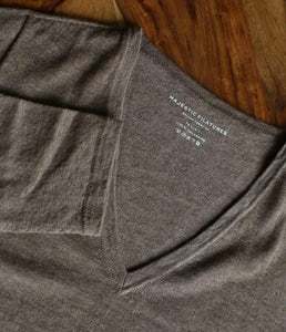 Majestic dünner Kaschmir Pullover V-Ausschnitt
