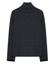 Laden Sie das Bild in den Galerie-Viewer, Majestic dünner Kaschmir Pullover Rollkragen
