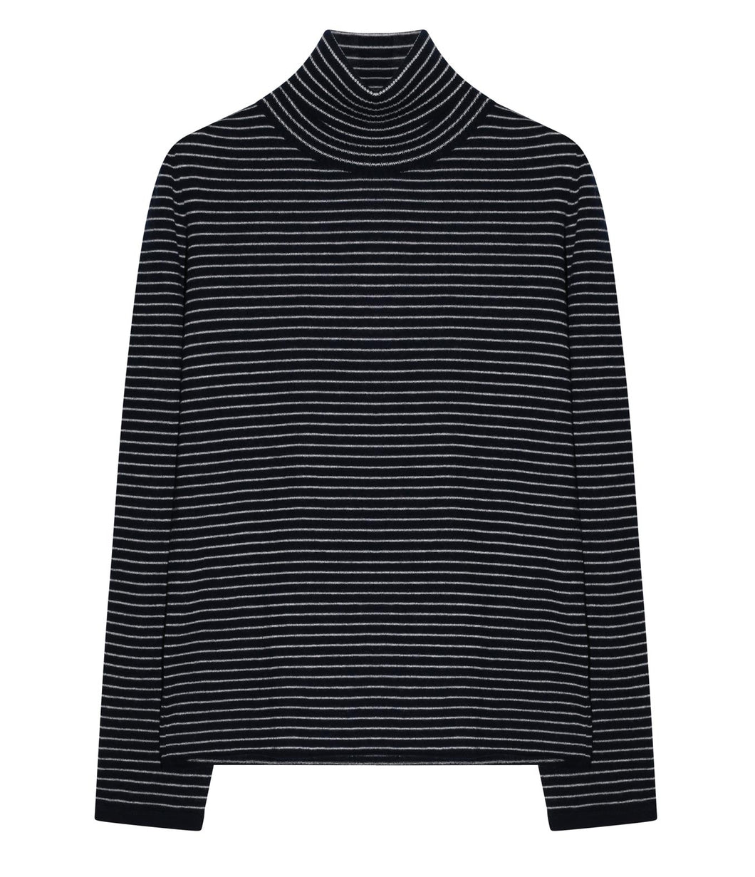 Majestic dünner Kaschmir Pullover Rollkragen