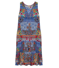 Load the image into the gallery viewer, Ryy Australia Viscose Dress Toucan Midi Sleeveless
