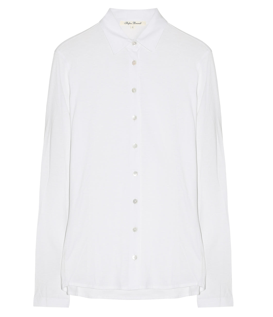 Stefan Brandt Baumwoll Bluse Alma Langarm