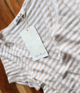 Stefan Brandt Leinen-Baumwoll Shirt Alina Rundhals Kurzarm