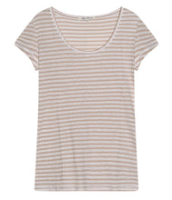 Load the image into the gallery viewer, Stefan Brandt Linen-Cotton Shirt Alina Round Neck Short Sleeve
