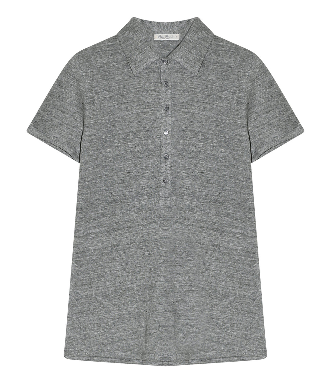 Stefan Brandt Leinen-Mix Polo Shirt Anna
